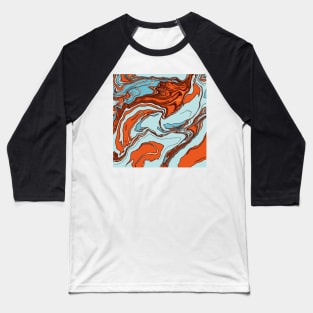 No.002 Granite & Marble Art Baseball T-Shirt